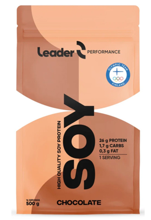 Leader Soy Protein Chocolate Протеиновый порошок 500г