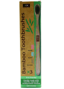 Xoc Bamboo Eco Мягкие зубные щетки 3шт 