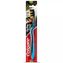 Colgate Zig Zag Зубная щётка с угольными щетинками, средней жёсткости, 1 шт