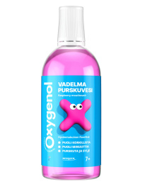 Oxygenol Ополаскиватель для полости рта с малиновым вкусом от 7 лет 500 мл