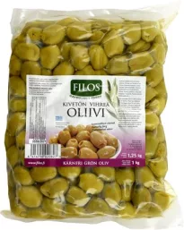 Filos зеленые оливки без косточек 1,25/ 1кг 