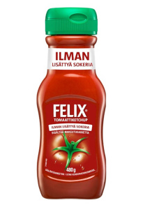 Felix ketchup llman lisättyä sokeri 480g