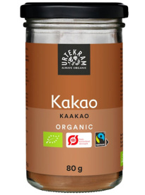 Органический какао-порошок Urtekram Organic Fairtrade, обезжиренный, 80 г 
