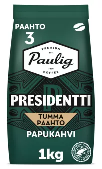 Кофе в зернах Presidentti Dark Roast, 1 кг 
