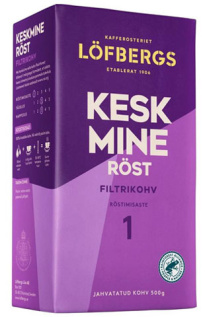 LÖFBERGS Kahvi 500g (keskipaahto)