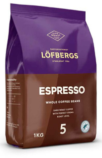 L&#214;FBERGS ESPRESSO &#1050;&#1086;&#1092;&#1077; &#1074; &#1079;&#1077;&#1088;&#1085;&#1072;&#1093; 1 &#1082;&#1075;