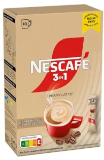 Nescafé 3in1 Creamy Latte, 10 шт./150 г, растворимый кофе 
