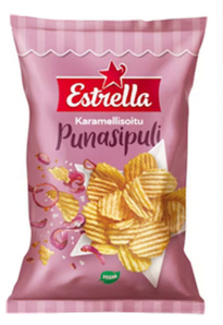 &#1063;&#1080;&#1087;&#1089;&#1099; Estrella &#1089; &#1082;&#1072;&#1088;&#1072;&#1084;&#1077;&#1083;&#1080;&#1079;&#1080;&#1088;&#1086;&#1074;&#1072;&#1085;&#1085;&#1099;&#1084; &#1082;&#1088;&#1072;&#1089;&#1085;&#1099;&#1084; &#1083;&#1091;&#1082;&#1086;&#1084;, 275&#8239;&#1075;&#160;

