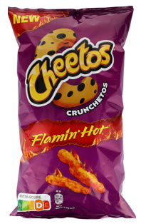 Cheetos Crunchetos &#1089;&#1086; &#1074;&#1082;&#1091;&#1089;&#1086;&#1084; Flamin&#8217; Hot, 110 &#1075;&#160;
