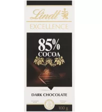 Lindt Excellence 85% тёмный шоколад 100 г

