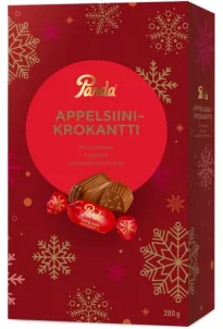 Panda Конфеты апельсиновые хрустящие шоколадные 280г 
