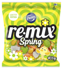 Fazer Remix Spring Karkkipussi 400gTRE