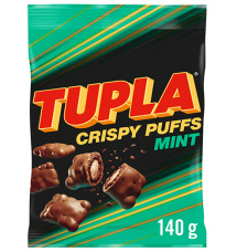 Tupla Crispy Puffs Mint &#8212; &#1096;&#1086;&#1082;&#1086;&#1083;&#1072;&#1076;&#1085;&#1099;&#1077; &#1082;&#1086;&#1085;&#1092;&#1077;&#1090;&#1099;, 140 &#1075;.&#160;
