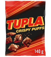 Tupla Crispy Puffs &#8212; &#1096;&#1086;&#1082;&#1086;&#1083;&#1072;&#1076;&#1085;&#1099;&#1077; &#1082;&#1086;&#1085;&#1092;&#1077;&#1090;&#1099;, 140 &#1075;.&#160;
