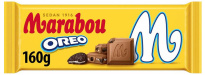 Шоколадная плитка Marabou Oreo, 160 г 