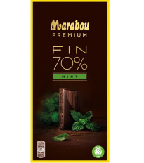 Marabou Premium Dark шоколад с мятой 70% 100г