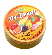 Woogie фруктовые леденцы 200 г