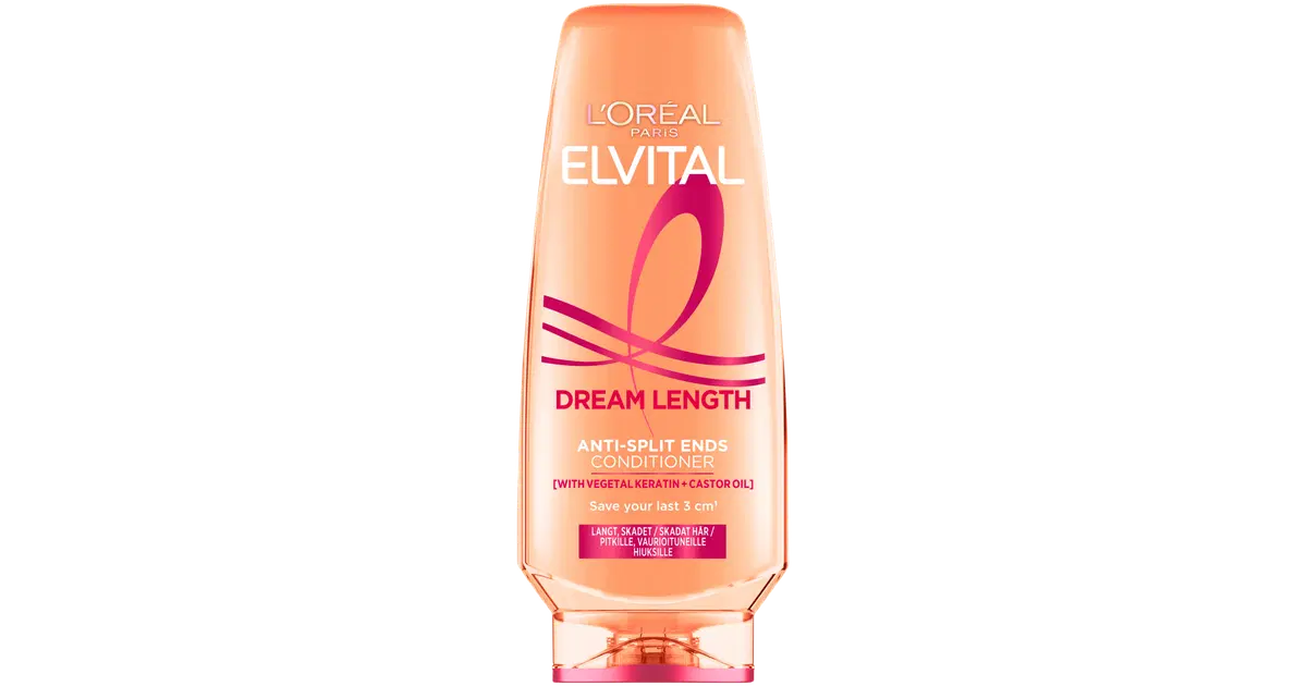 L'Oréal Paris Elvital Dream Length HairDetangler hoitoaine pitkille, vaurioituneille hiuksille 200ml