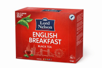 Lord Nelson English Breakfast Black Tea, 75 пакетиков 
