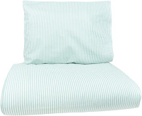 Комплект постельного белья Xtra Lykke 150 x 210 см + 55 x 65 см, зелено-белый 

