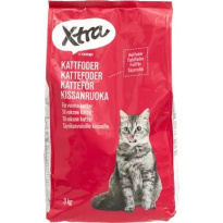 Экстра сухой кошачий корм с мясом, 3 кг 
