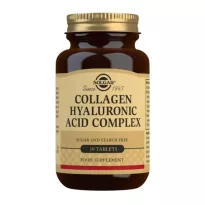 Solgar Collagen - Комплекс гиалуроновой кислоты - Препарат коллагена и гиалуроновой кислоты, 30 таблеток. 
