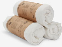 Трикотажная простыня JANNE 160x200x30 белая JUSK 
