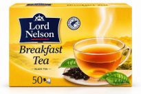 Чёрный чай Lord Nelson  Breakfast 50 шт 
