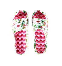 Женские сандали 36-41 белые с розовыми сердечками