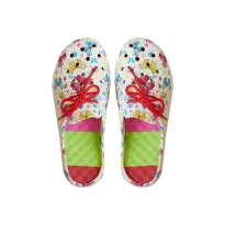 Женские сандали  36-41 разноцветные белые/красные

