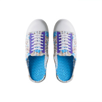 Женские сандали 36-41 на шнуровке синие