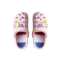 Женская обувь на высокой подошве 36-41 фиолетовые в цветочек