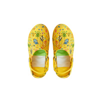 Детские сандали 18-23 желтые в полоску