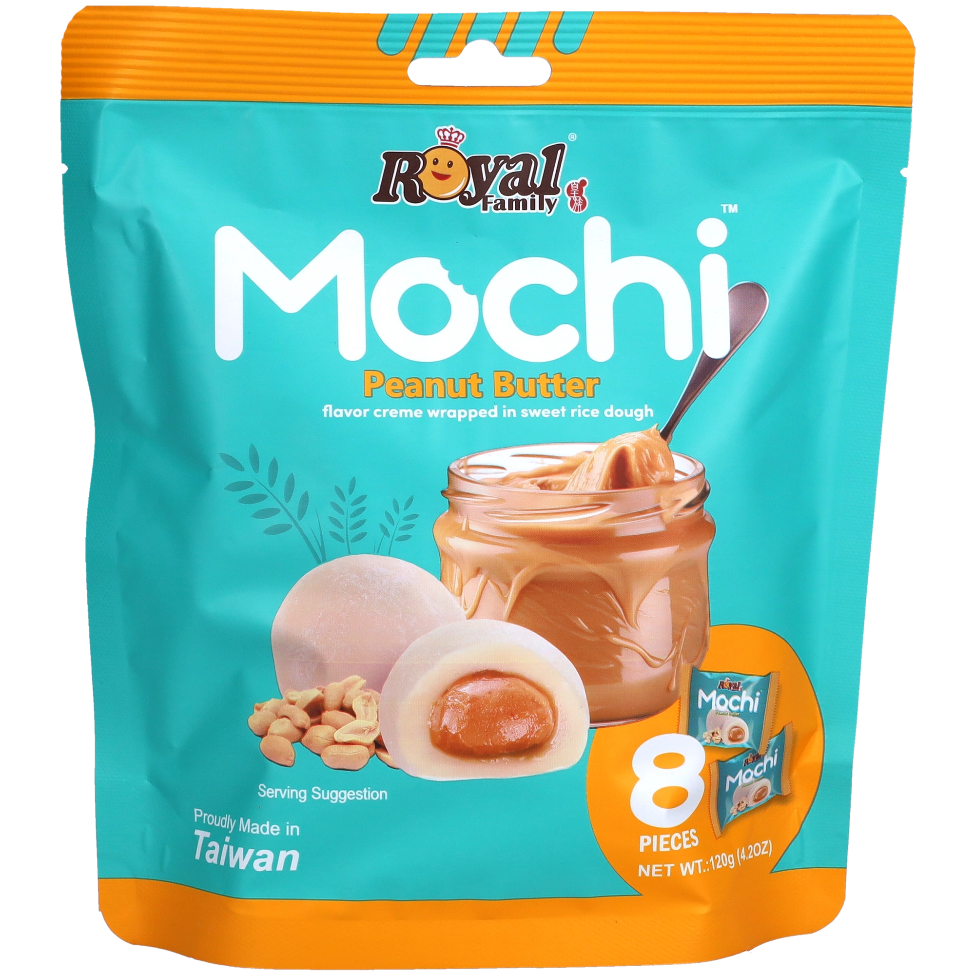 Royal Family Mochi Peanut Butter 120g