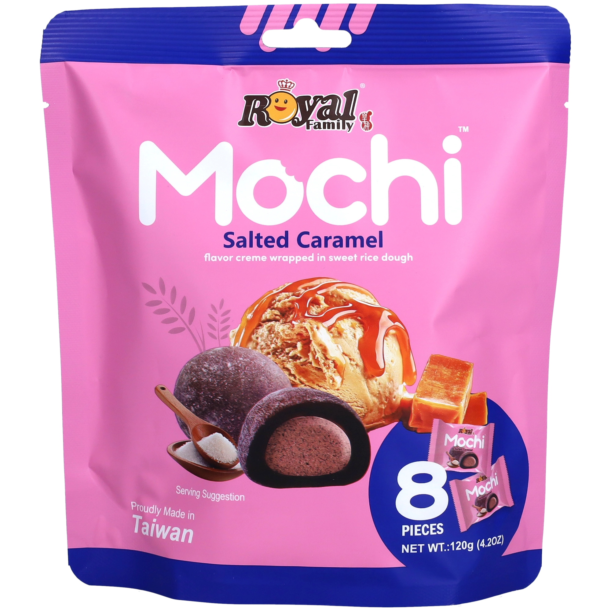 Royal Family Mochi Salted Caramel 120g