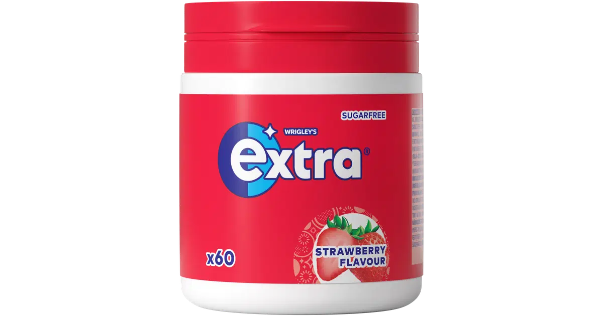 Extra Strawberry 60kpl purukumi
