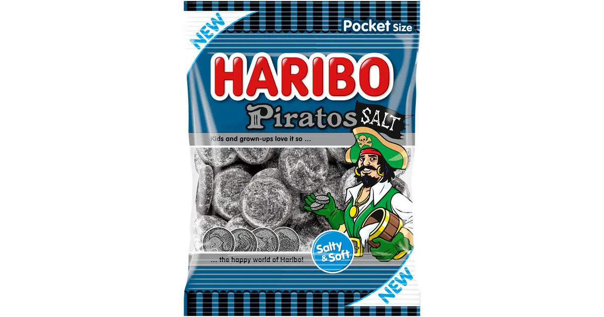 HARIBO Piratos Salt 70 g karkkipussi