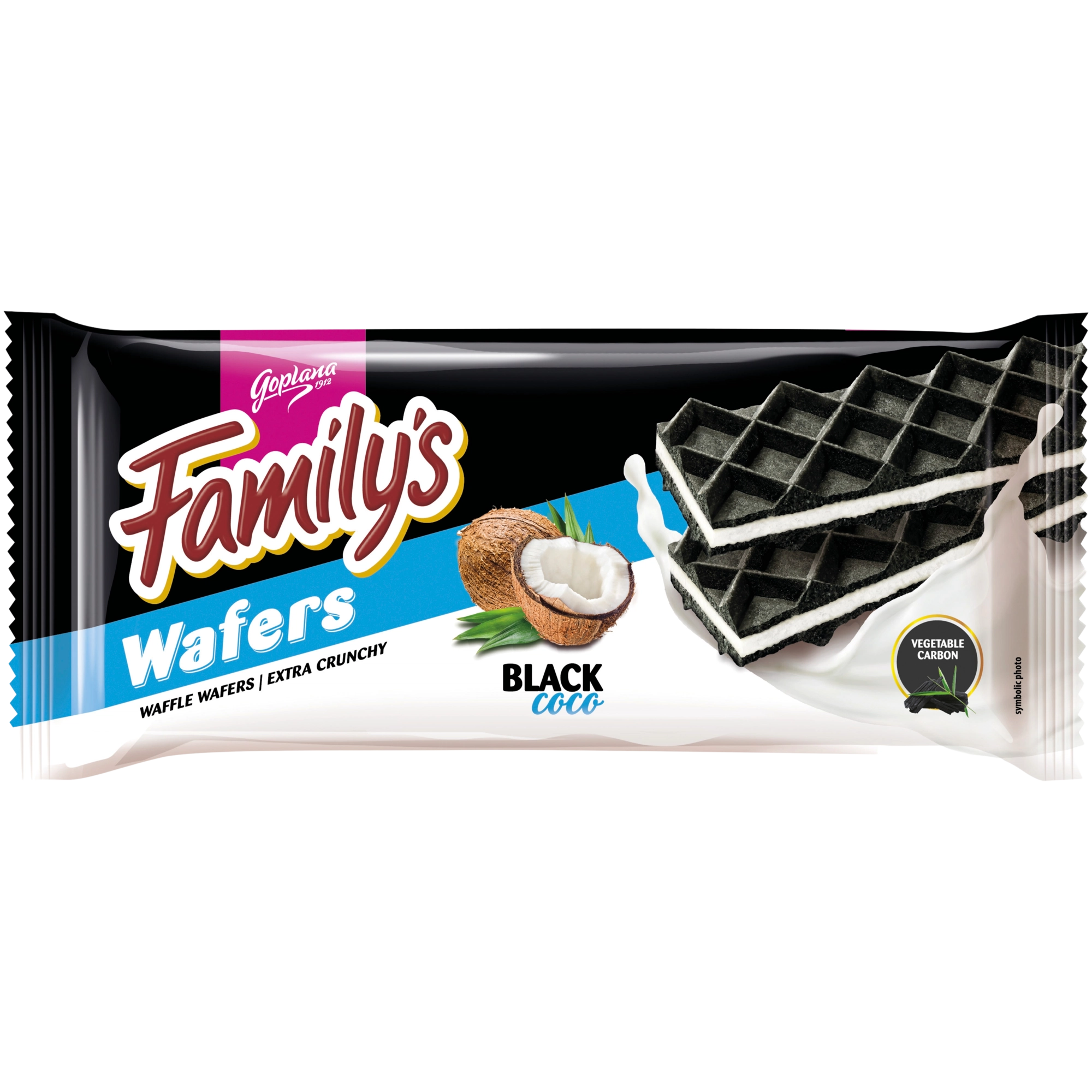 Family’s wafers black coco vohveli 140 g