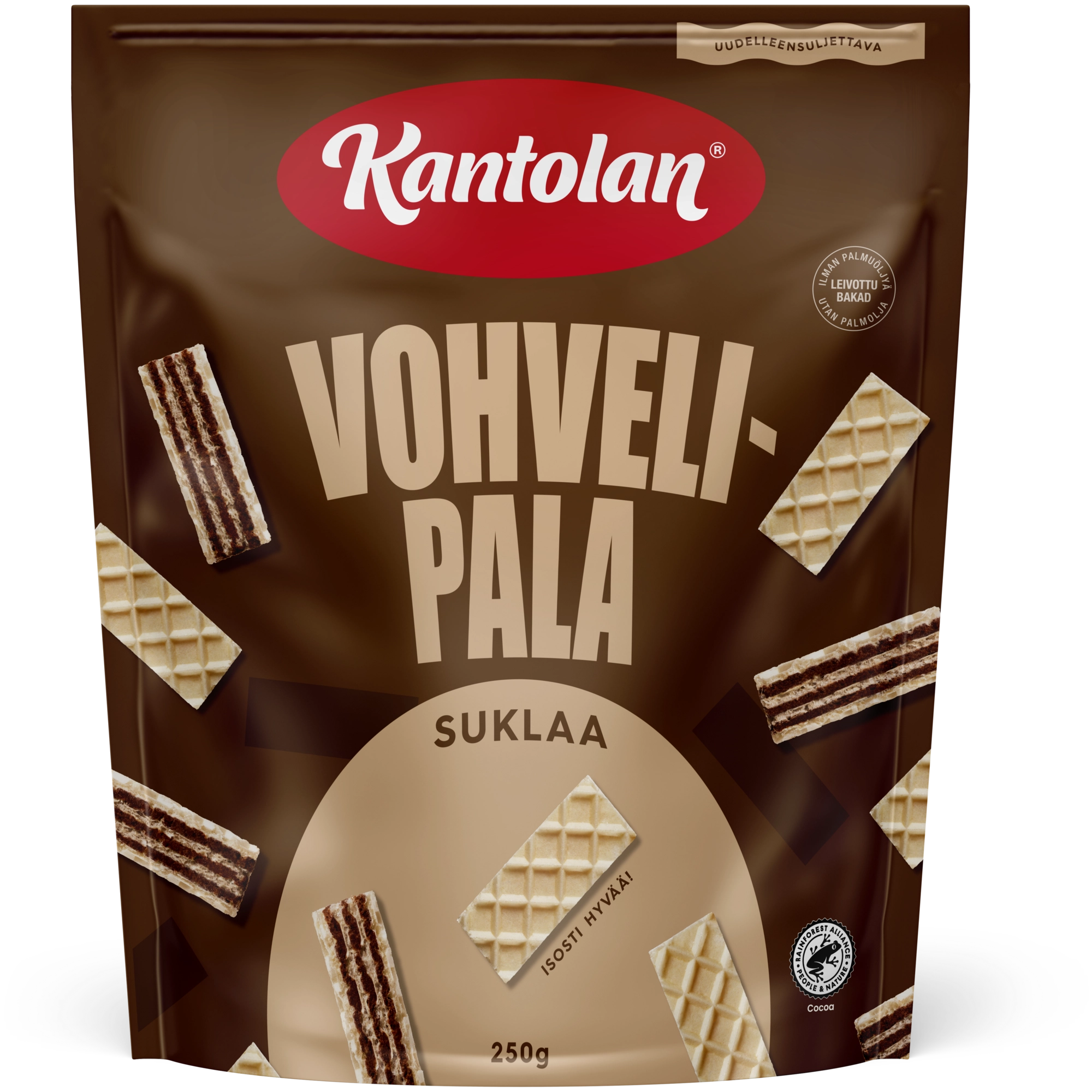 Kantolan Vohvelipala suklaa 250g