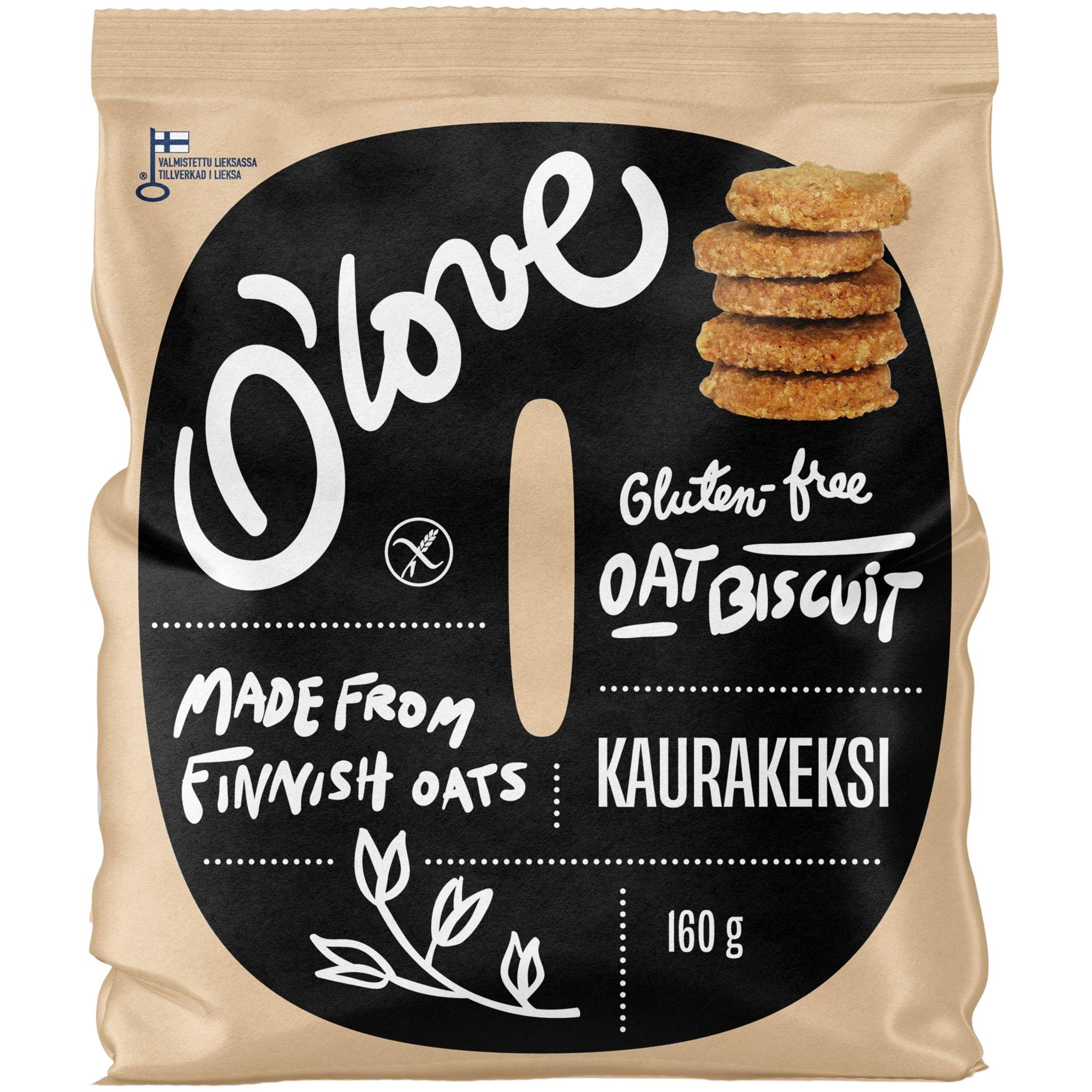 Porokylän O´love Kaurakeksi 160 g gluteeniton