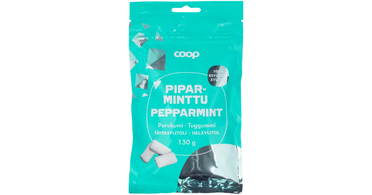 Coop täysxylitolipurukumi piparminttu 130 g