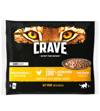 Crave kissanruoka Kana 4x85g