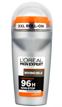 L'Oreal Men Expert Непобедимый Шариковый Дезодорант-Антиперспирант для мужчин, 50 мл.