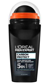 L'Oréal Men Expert Карбоновая защита Шариковый Дезодорант-Антиперспирант для мужчин, 50 мл.