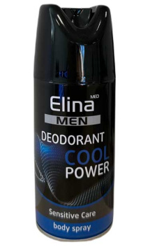 Дезодорант для мужчин Elina COOL POWER, 150 мл 
