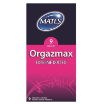 &#1055;&#1088;&#1077;&#1079;&#1077;&#1088;&#1074;&#1072;&#1090;&#1080;&#1074;&#1099; Mates Orgazmax Extreme Dotted Condoms 9 Pack&#160;
