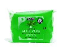 Beauty Formulas Влажные салфетки для снятия макияжа с алоэ вера 30 шт