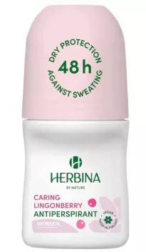 Herbina 48H Антиперспирант Шариковый Ухаживающий Брусника 50мл 
