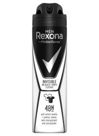 Rexona Мужской дезодорант Невидимый на черном и белом 150 мл