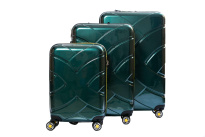 Alezar Advances Набор чемоданов Зеленый/Желтый (20